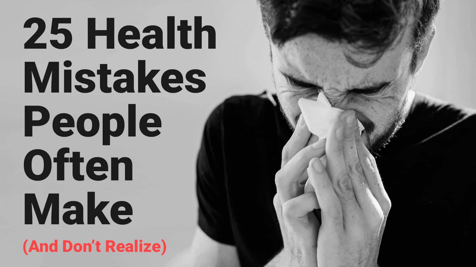 health mistakes