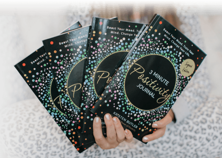 kristen butler 3 minute positivity journal